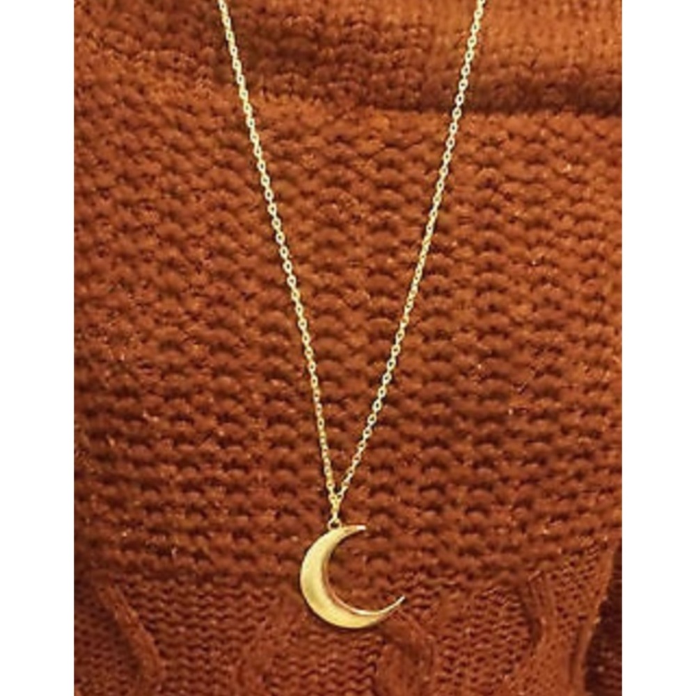 Crescent moon necklace